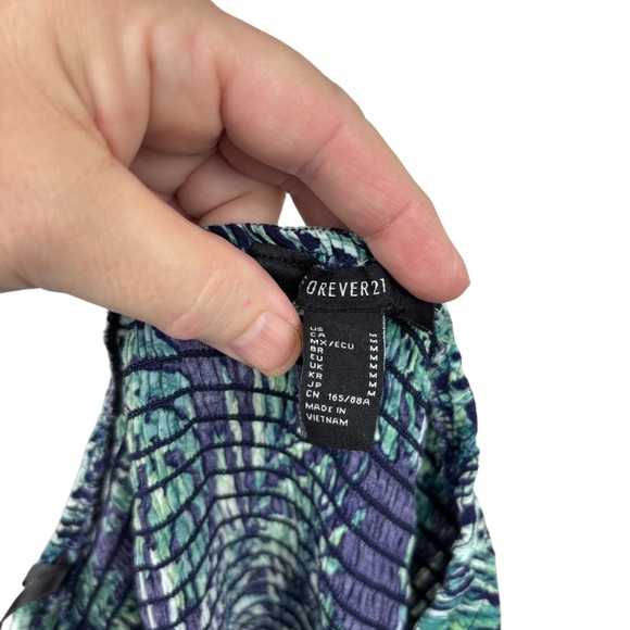 Forever 21 strapless sundress Size Medium summer beach vacation resortwear sun - Picture 7 of 15